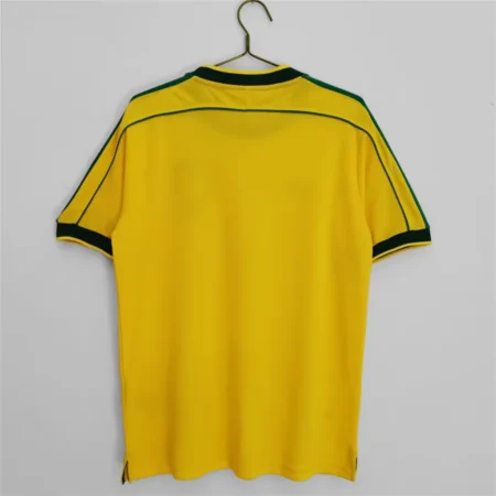 Brazil 1998 Home Jersey Back