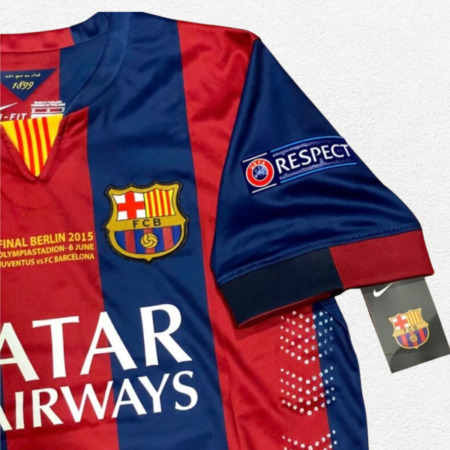 Barcelona 2014/15 Champions League Winning Jersey Tag 3