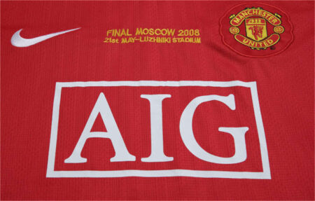 Manchester United 2007/08 Champions League Winning Jersey Tag 2