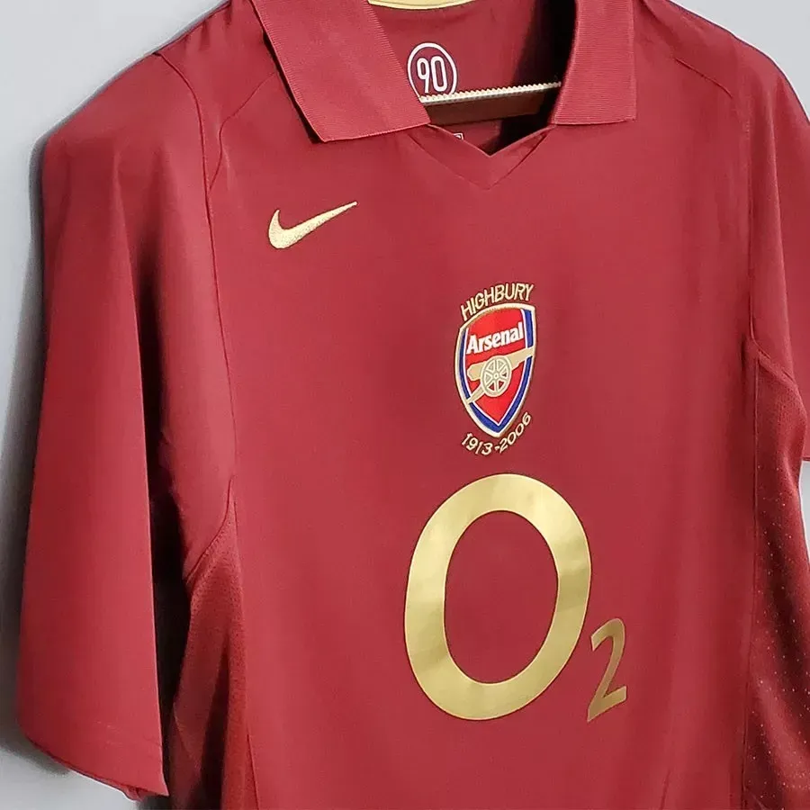 Arsenal 1998/19 Highbury Retro Home Jersey Front