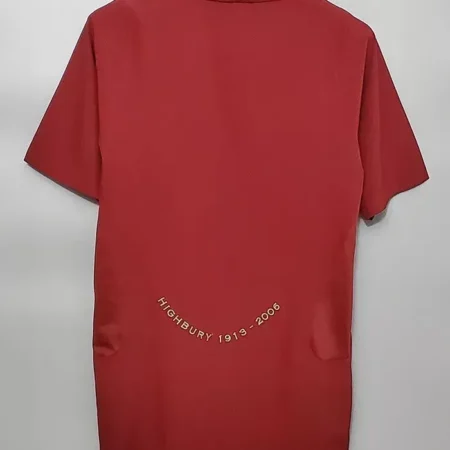 Arsenal 1998/99 Highbury Retro Home Jersey Back