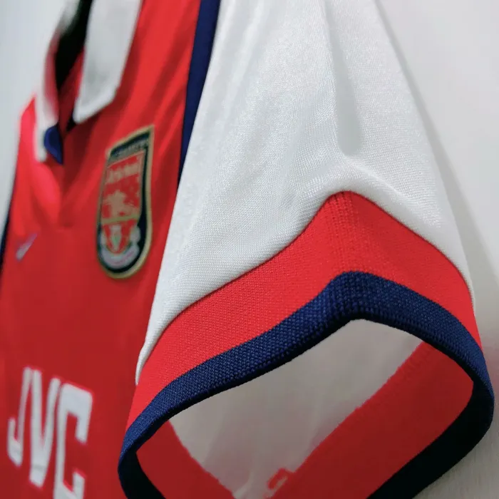 Arsenal 1998/99 Retro Home Jersey Breathable Arsenal 1998/99 Retro Home Jersey Breathable