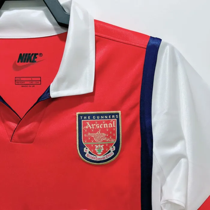 Arsenal 1998/99 Retro Home Jersey Tag 6 Arsenal 1998/99 Retro Home Jersey Tag 6