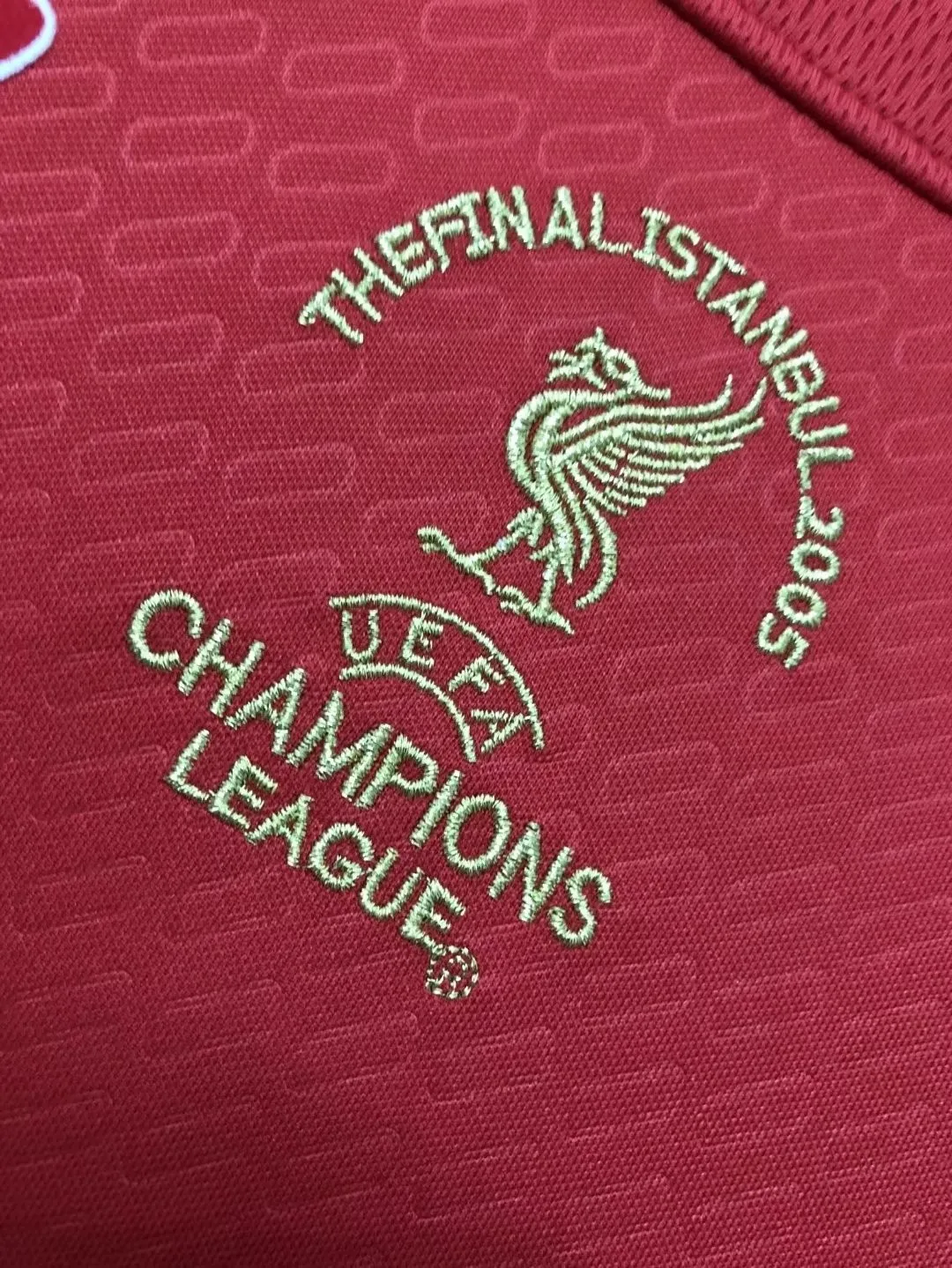 Liverpool 2004/05 Champions League Winning Jersey Tag 2