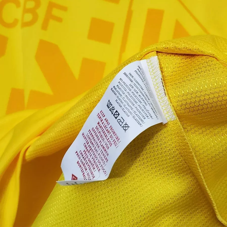 Brazil 1994 Home Jersey Breathable