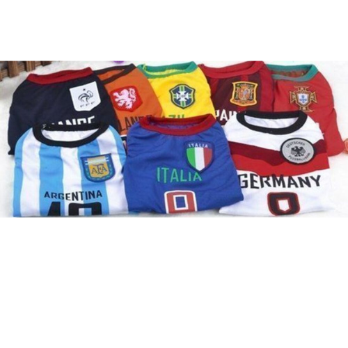 Nations Soccer Jersey Coat for Pet Dogs 2 Nations Soccer Jersey Coat for Pet Dogs 2