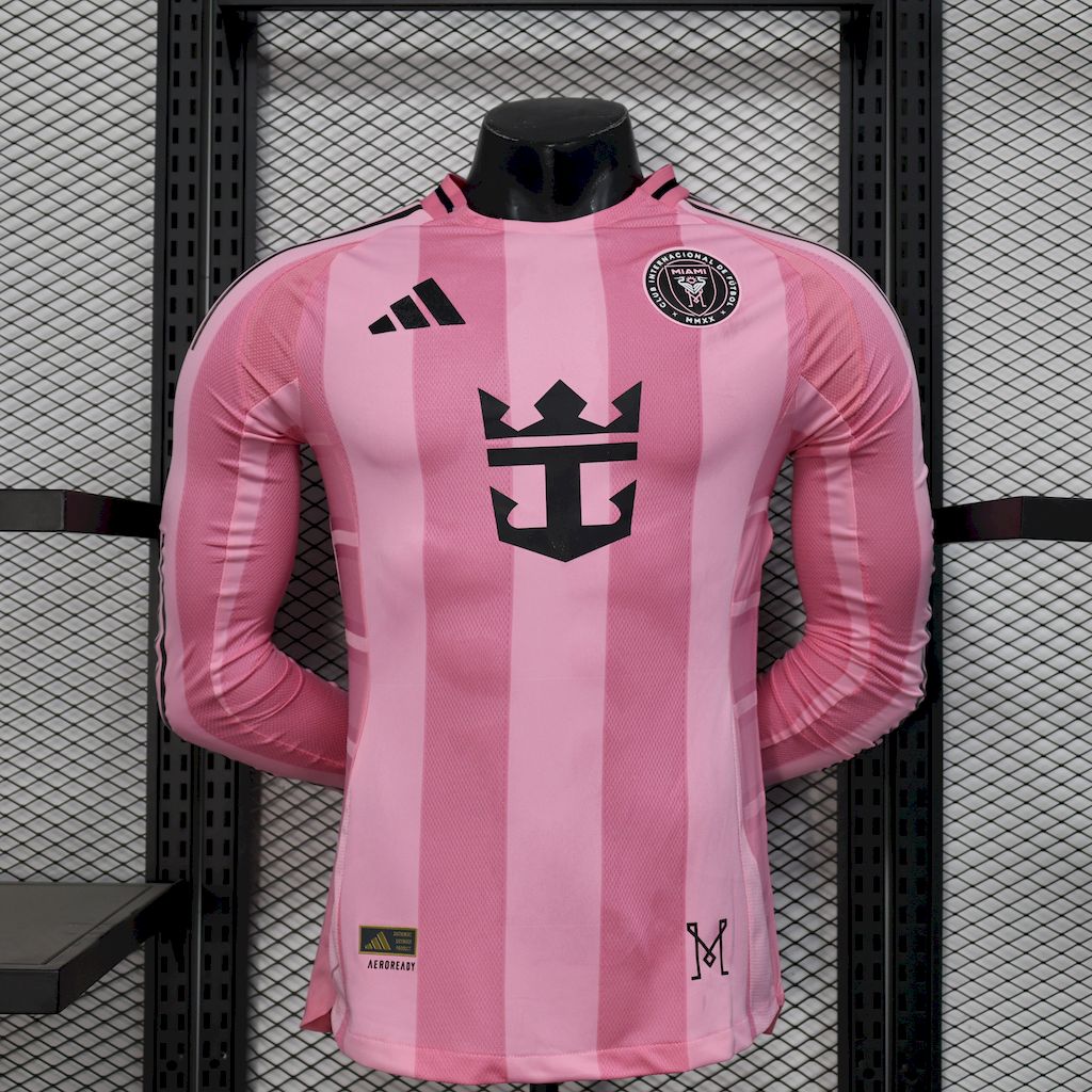 Inter Miami 2025/26 Home Jersey Long Sleeves