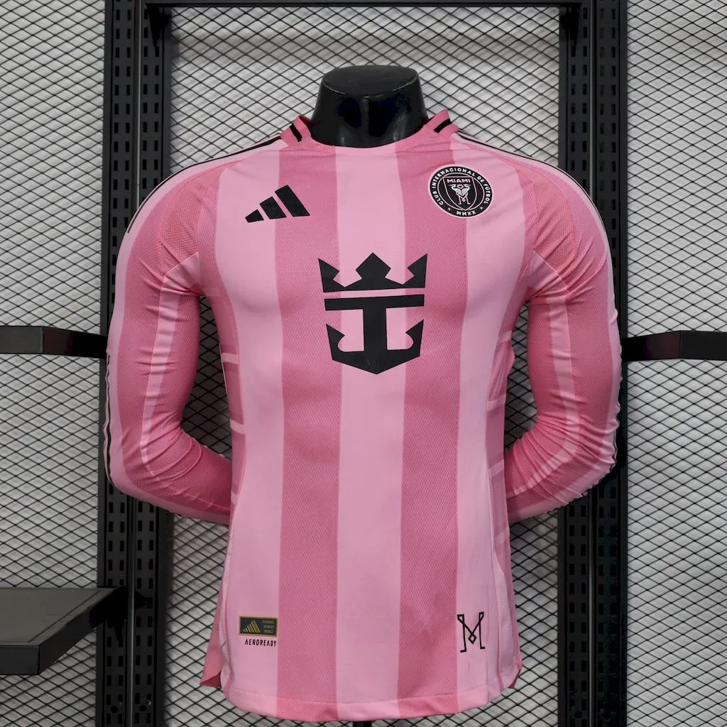 Inter Miami 2025/26 Home Jersey Long Sleeves