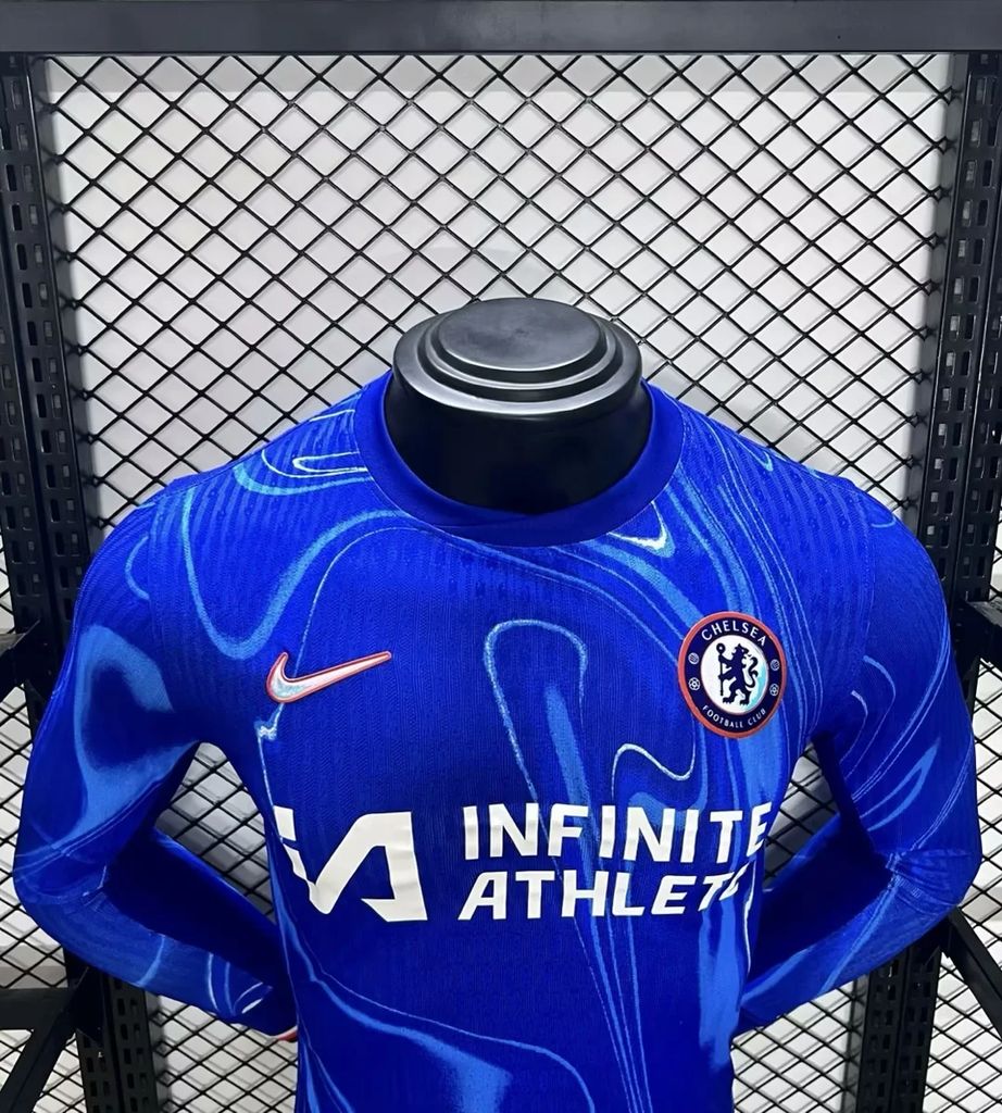 Chelsea 2024/25 Home Jersey Long Sleeves Tag 1