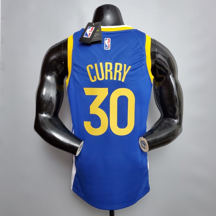Stephen Curry Golden State Warriors Bonus Edition Swingman Jersey Blue Back