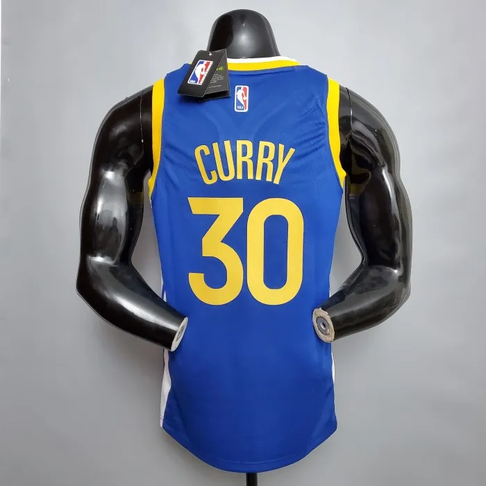 Stephen Curry Golden State Warriors Bonus Edition Swingman Jersey Blue Back