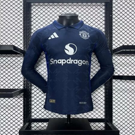 Manchester United 2024/25 Away Jersey Long Sleeves Front Manchester United 2024/25 Away Jersey Long Sleeves Front