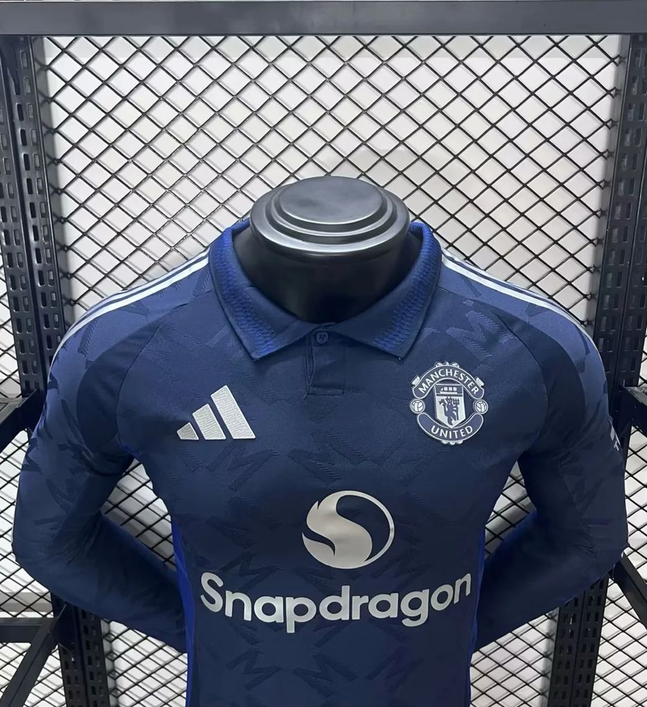 Manchester United 2024/25 Away Jersey Long Sleeves Tag 1
