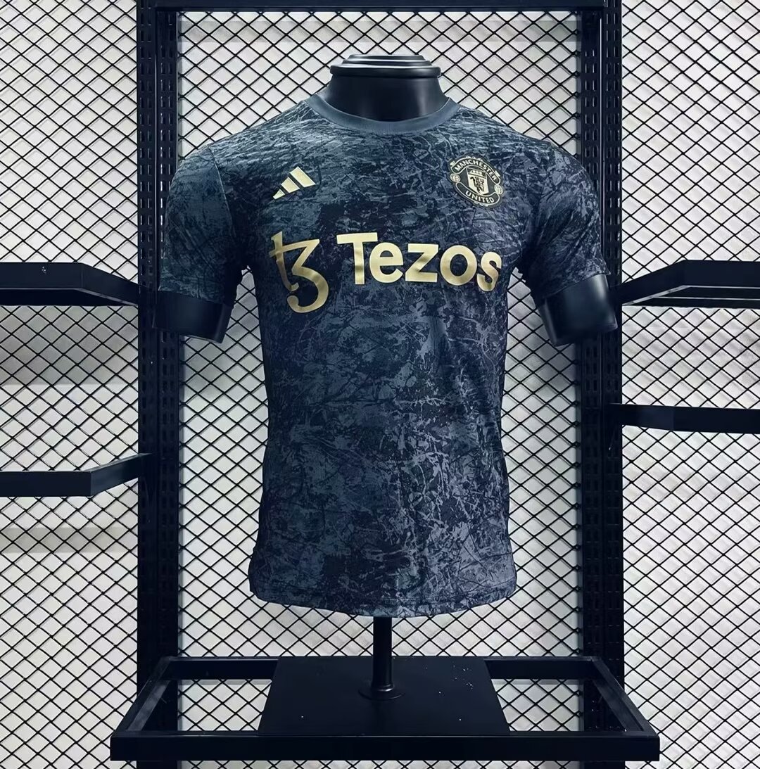 Manchester United 2024/25 Stone Roses Pre-Match Jersey Front