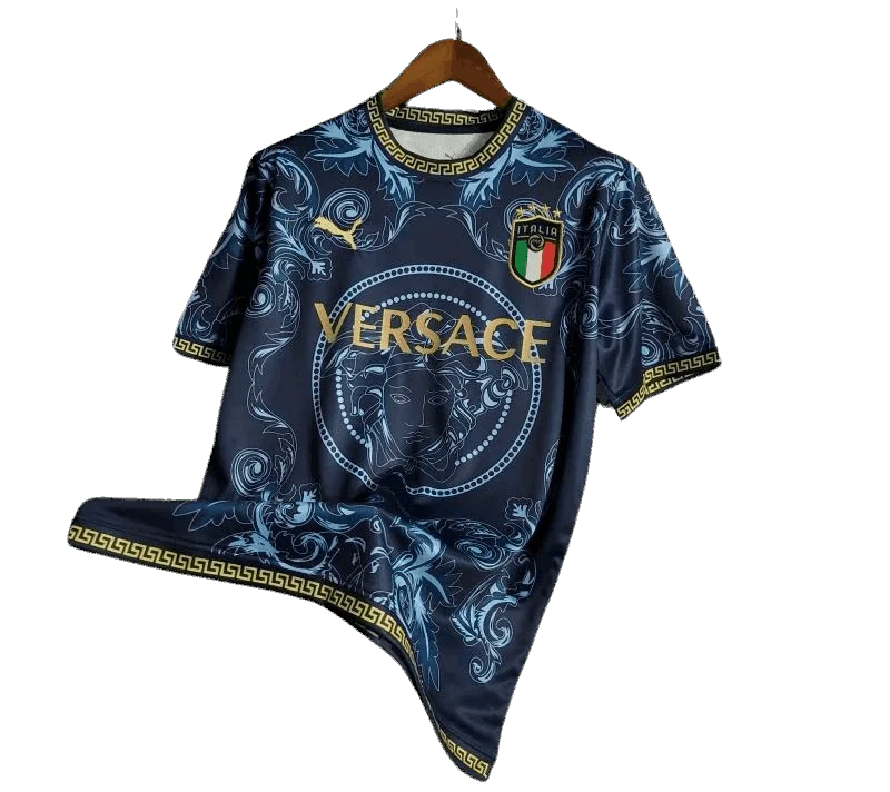 Italy X Versace Blue Jersey