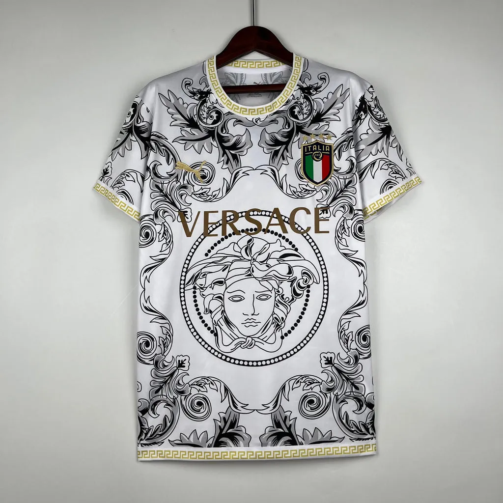 Italy X Versace White 22/23 Jersey