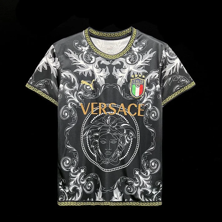 Italy X Versace Black Jersey