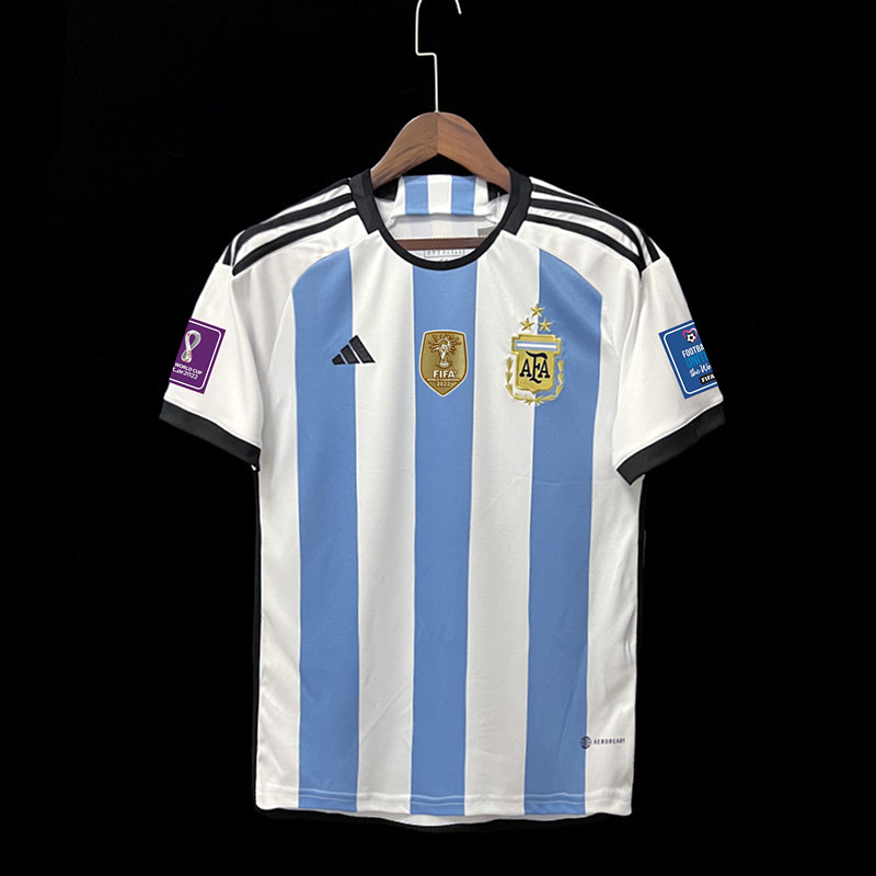 Argentina 2022 Home Jersey 3 Stars