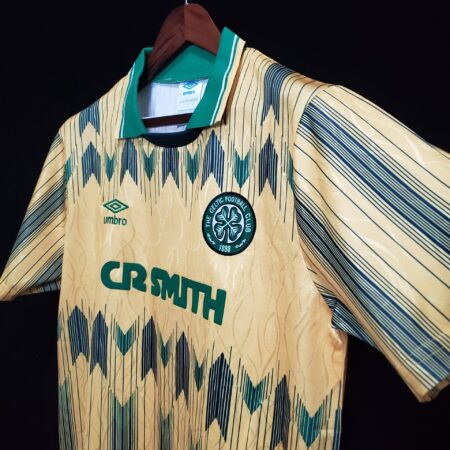 Celtic retro 21 Celtic 1989/90 Away Jersey
