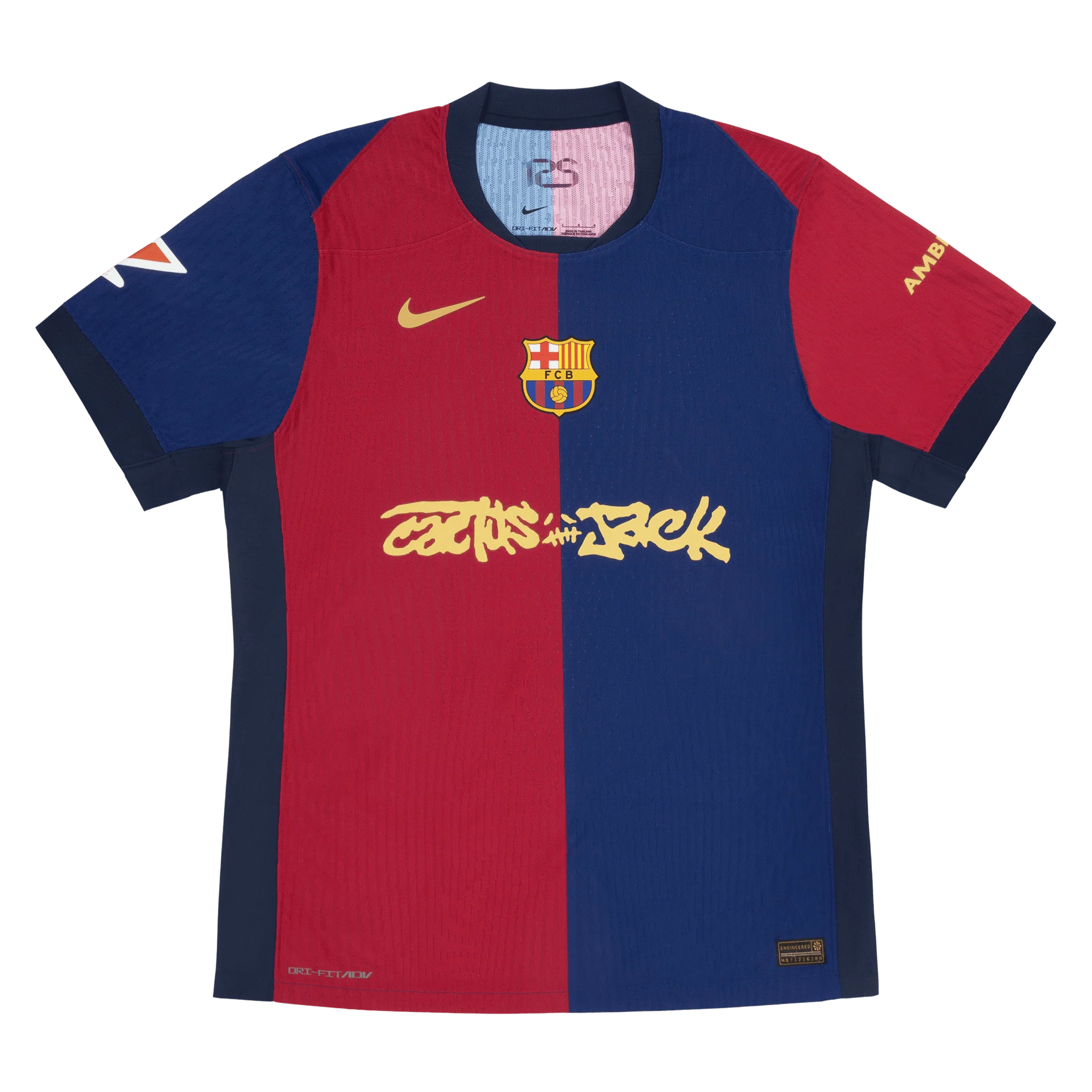 FC Barcelona 2024/25 Match Home X Cactus Jack Jersey