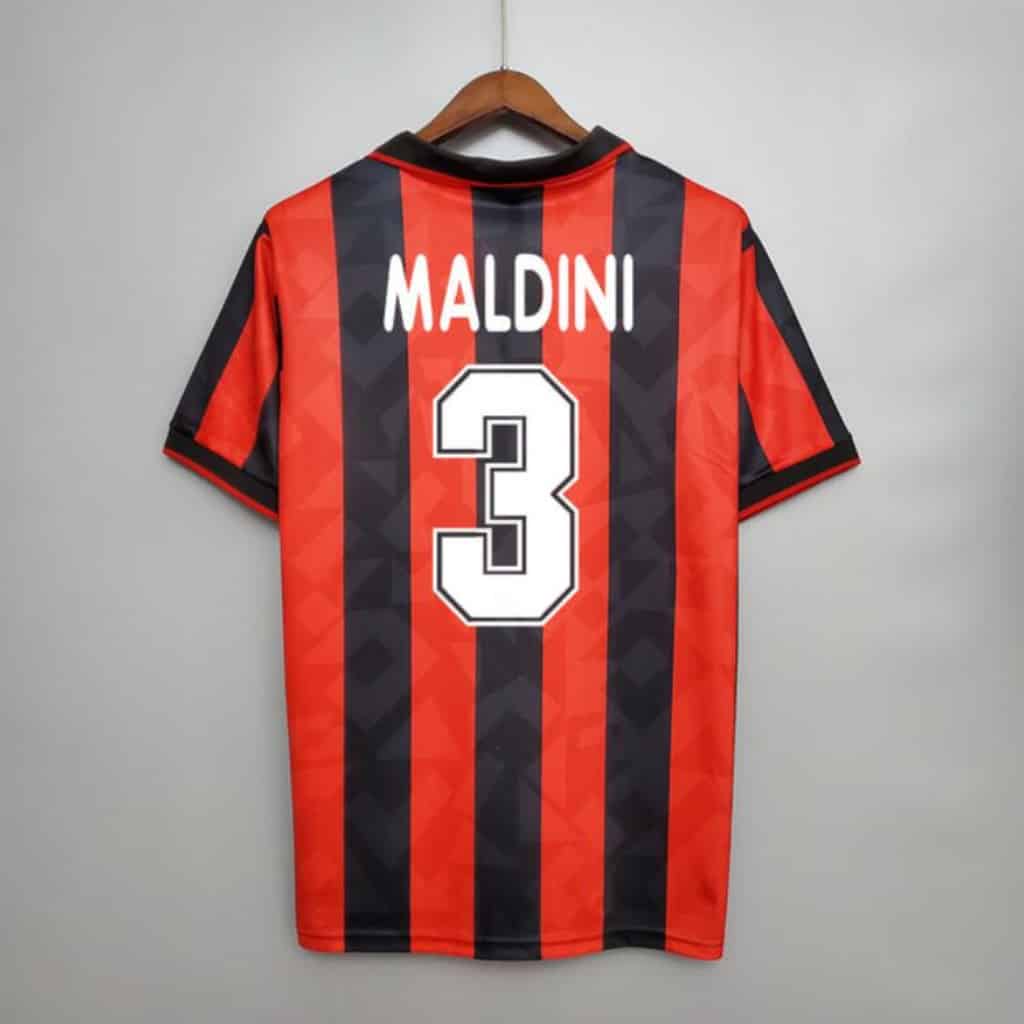 AC Milan 1993/94 Home Jersey – Paolo Maldini Back 1 AC Milan 1993/94 Home Jersey – Paolo Maldini Back 1