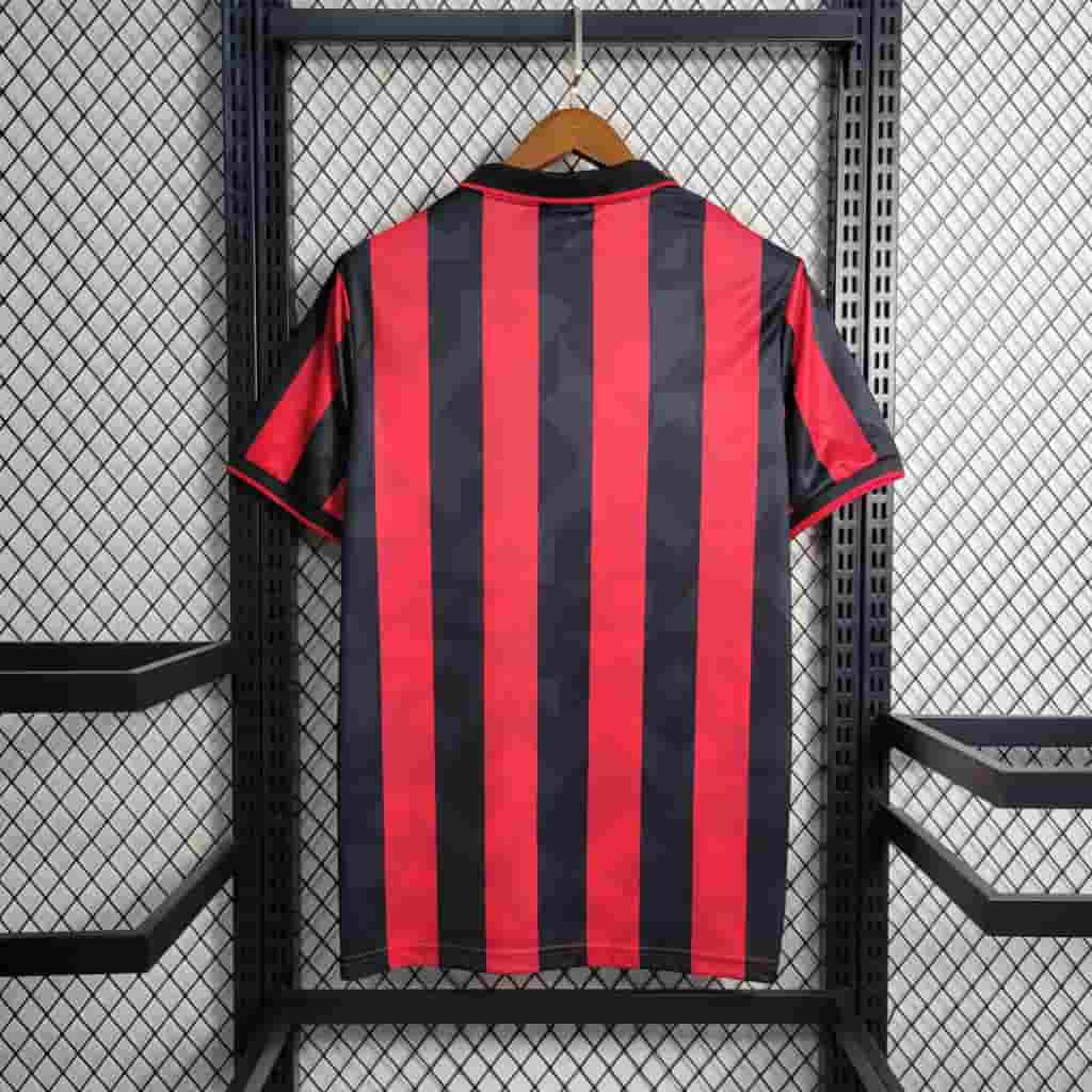 AC Milan 1993/94 Home Jersey – Paolo Maldini Back