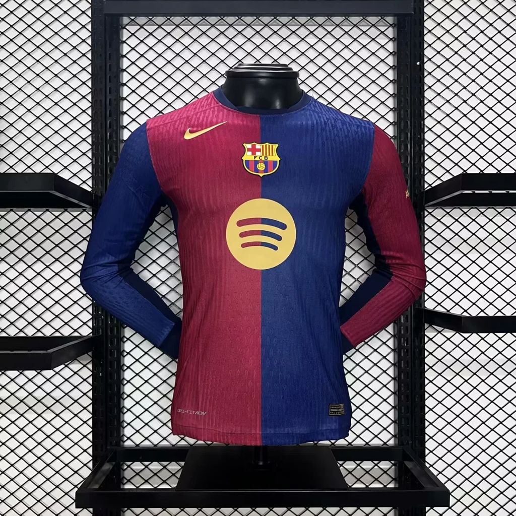 Barcelona 2024/25 Home Jersey Long Sleeves