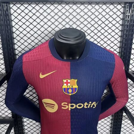 Barcelona 2024/25 Home Jersey Alternate Version Long Sleeves