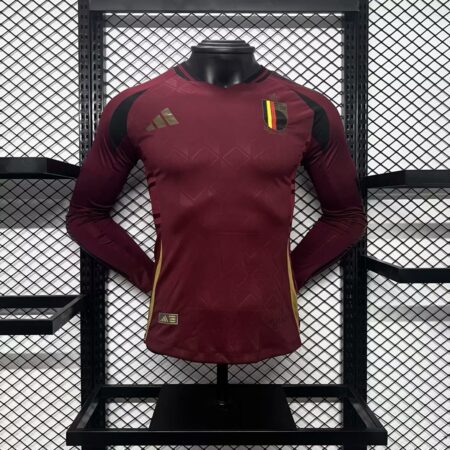 Belgium 2024 Home Jersey Long Sleeves