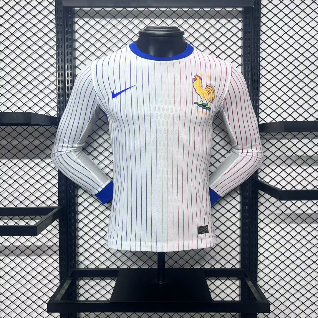 France 2024 Away Jersey Long Sleeves