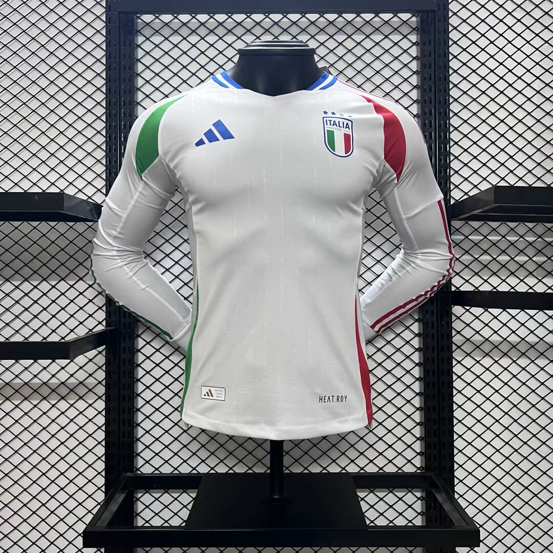 Italy 2024 Away Jersey Long Sleeves