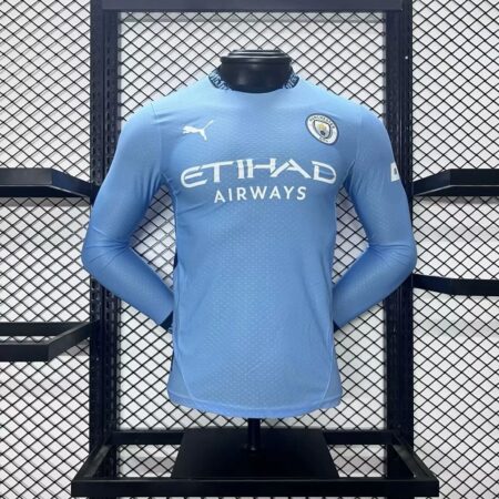 Manchester City 2024/25 Home Jersey Long Sleeves
