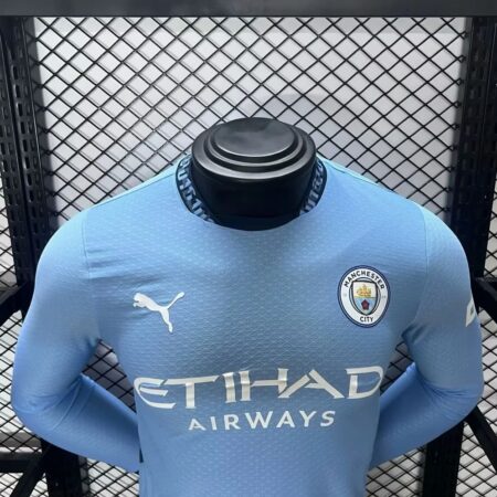 Manchester City 2024/25 Home Jersey Long Sleeves
