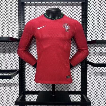 Portugal 2024 Home Jersey Long Sleeves