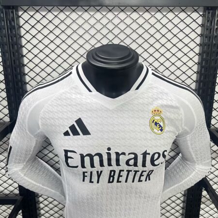 Real Madrid 2024/25 Home Jersey Long Sleeves