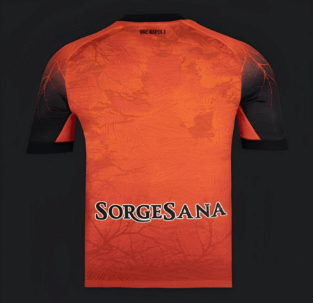 Napoli 1 Napoli 2025/26 Halloween Orange Jersey