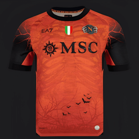 Napoli Napoli 2025/26 Halloween Orange Jersey