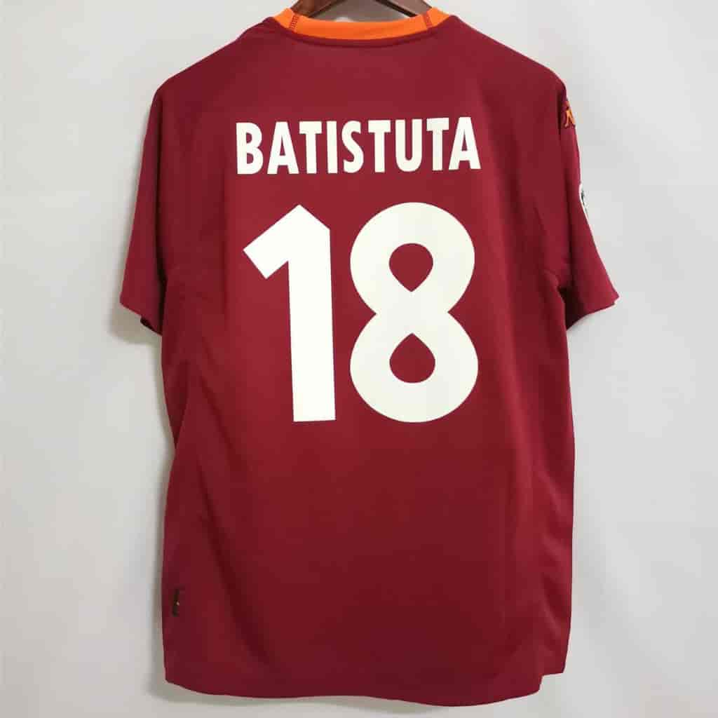 AS Roma 2000-01 Home Jersey – Francesco Totti Back 1
