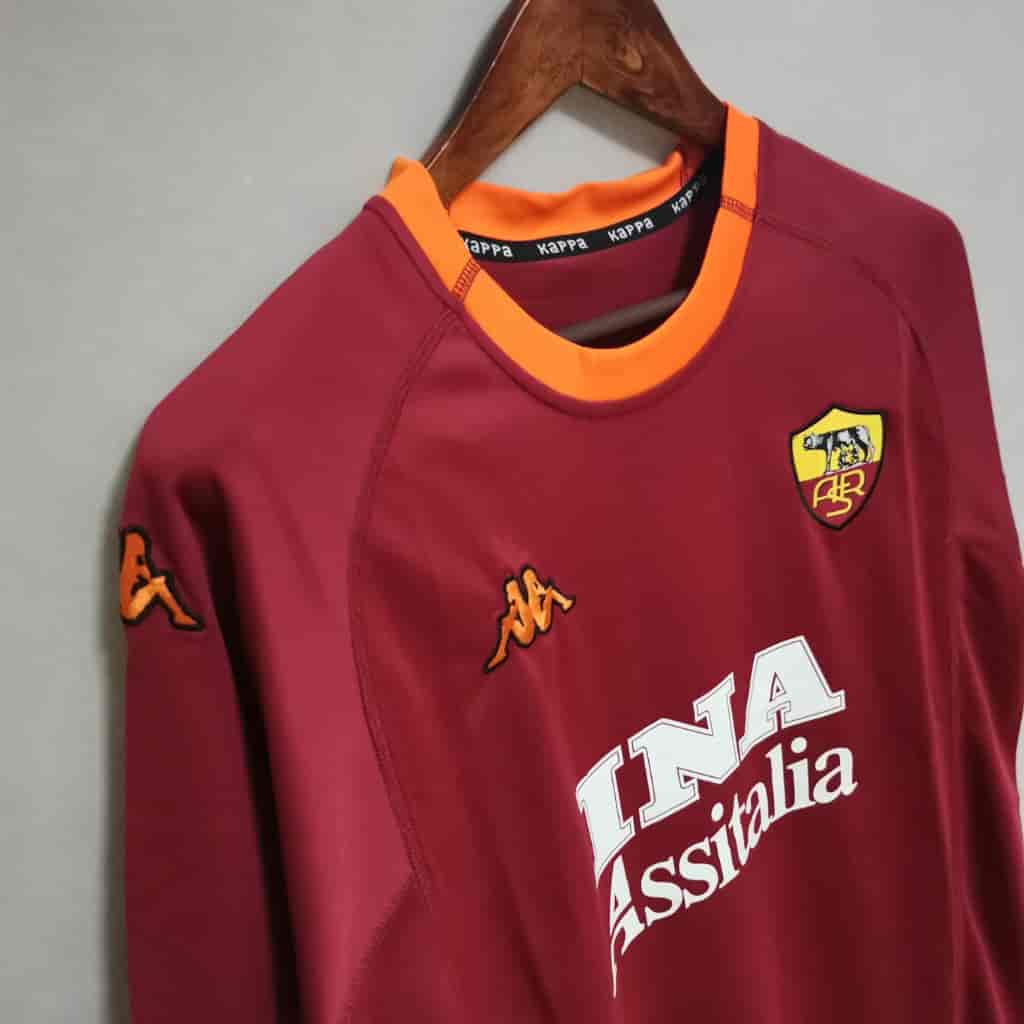 AS Roma 2000-01 Home Jersey – Francesco Totti Tag 4
