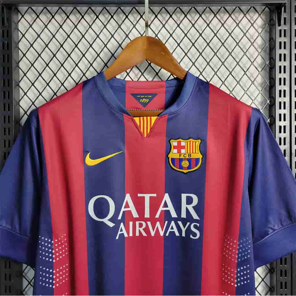 Barcelona 2014/15 Home Jersey Tag 3
