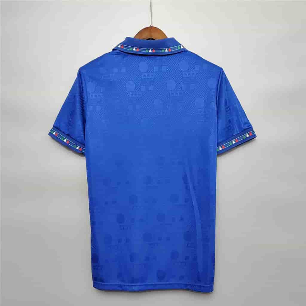 Italy 1994 Retro Jersey Back Italy 1994 Retro Jersey Back