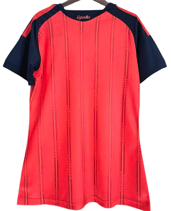 Spain 2026 Home Jersey Women’s Back Spain 2026 Home Jersey Women’s Back
