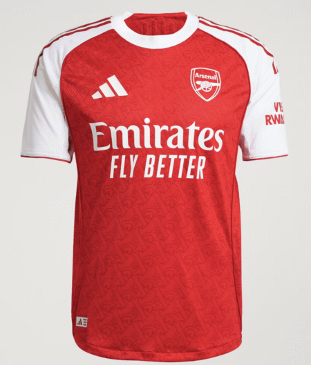 Arsenal 202526 Home Jersey Front 1