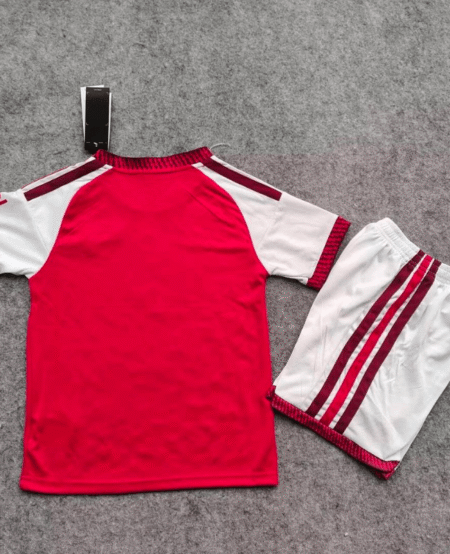 Arsenal 2026- 27 Home Jersey Kids Kit - Back Arsenal 2026- 27 Home Jersey Kids Kit - Back