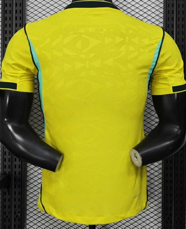 Brazil Home Jersey Players Back