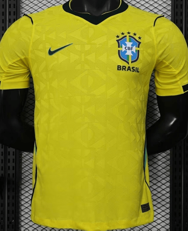Brazil Home Jersey Players Front
