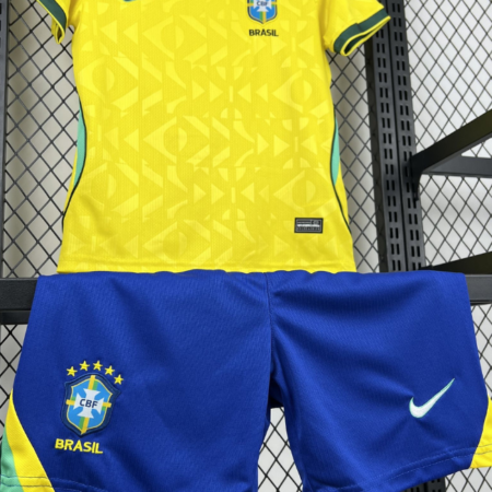 Kids Set - Brazil 2026 World Cup - Kit Front Kids Set - Brazil 2026 World Cup - Kit Front