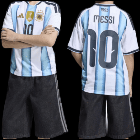 Youth - Argentina 2026 World Cup Messi 10 - Front-Back Youth - Argentina 2026 World Cup Messi 10 - Front-Back