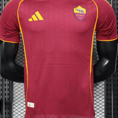 AS Roma 202526 Home Jersey Player Front