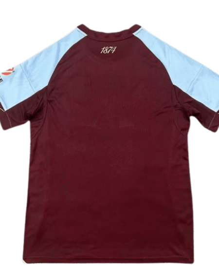 Aston Villa 202526 Home Jersey Fan Baack